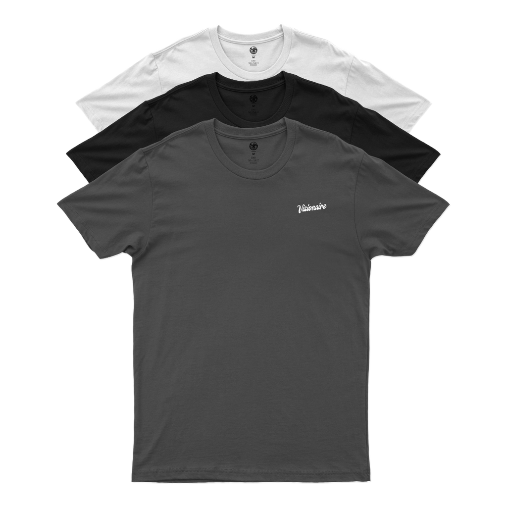 Kit 3 Camisas Minimalistas