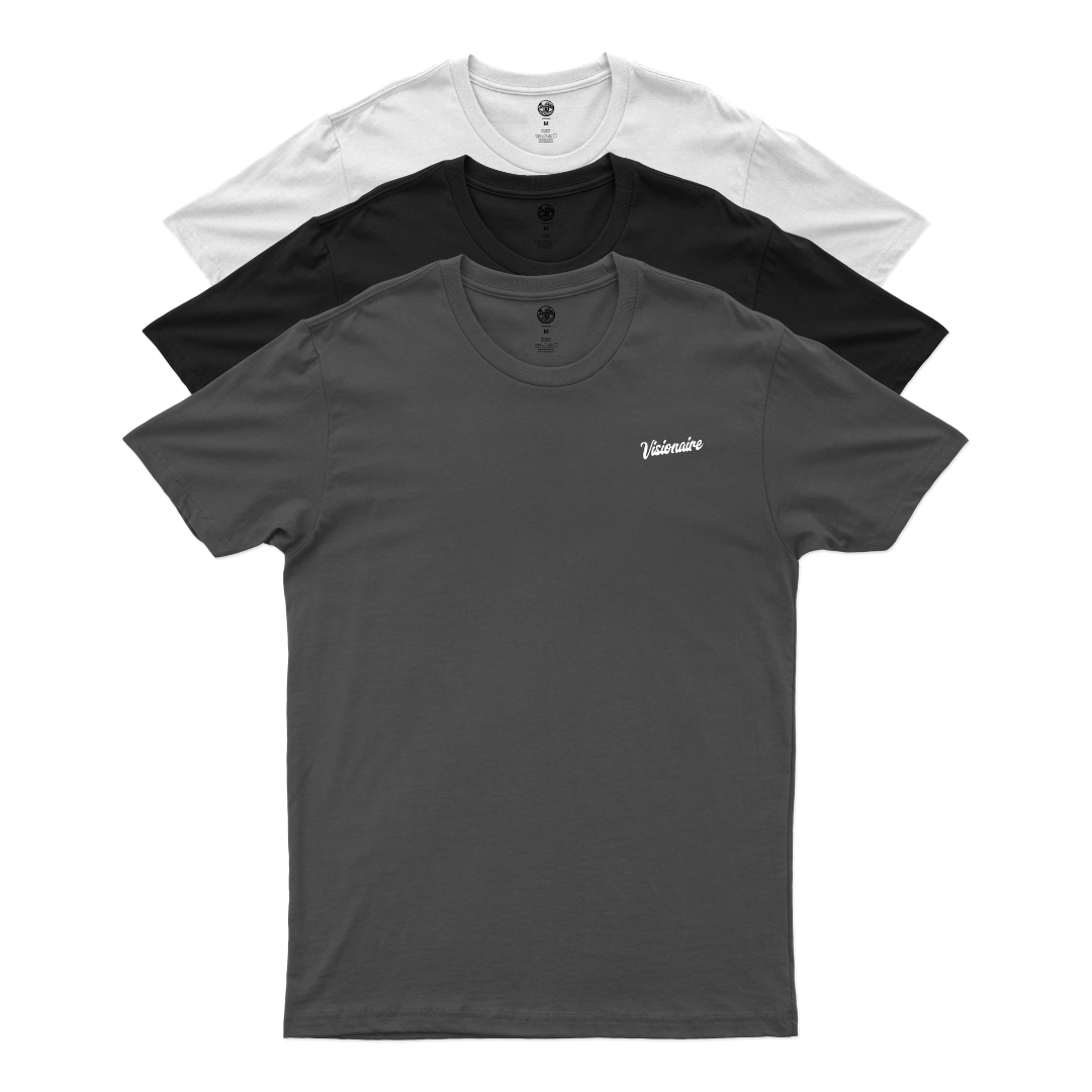 Kit 3 Camisas Minimalistas